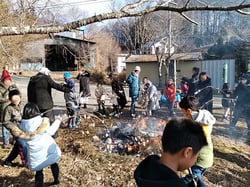 軽井沢町_行事_まゆだまどんど焼き